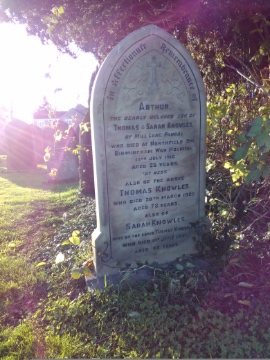 Grave of Arthur Knowles