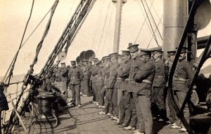 4th Battalion C.E.F. leaving Valcartier, 23rd September 1914