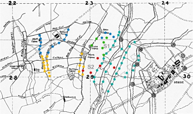 Map of Serre, 8.00am, 11k