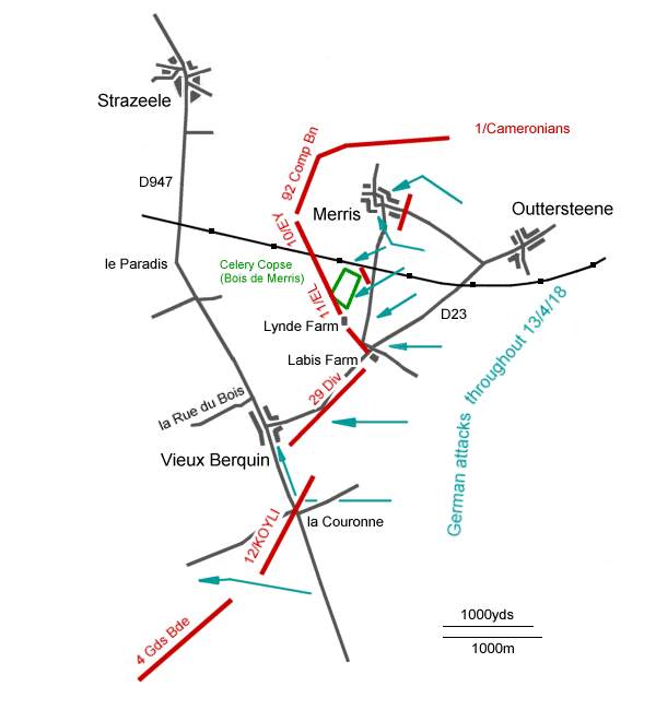 Situation on 13th April 1918, 32k