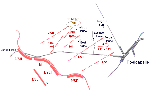 Map of Poelcapelle, 11k