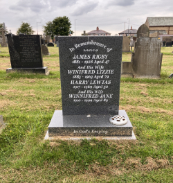 Grave of James Rigby and family